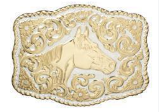 Crumrine Quarter Horse Head Buckle
