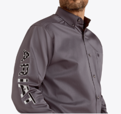 Ariat Men's Team Logo Twill Classic Fit Shirt