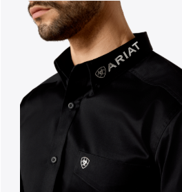 Ariat MNS Team Logo Twill Fitted Shirt