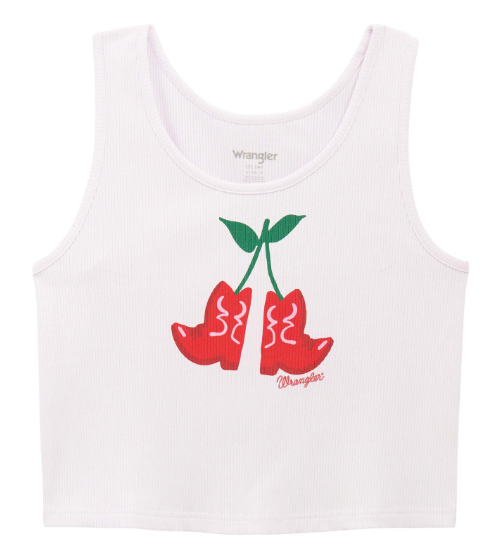 Wrangler Graphic Slim Crop Tank