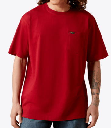 Ariat MNS Rebar Cotton Strong Standard Pocket T-Shirt