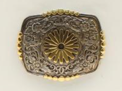 Crumrine Oval Buckle Rowel Dot Edge