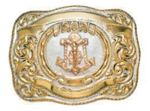 Crumrine Engravable Southwestern Buckle