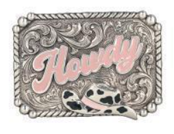 Blazin Roxx Howdy Buckle