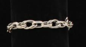 Men's Silver Strike bracelet