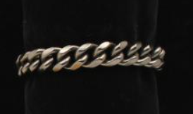 Silver Strike Men's Bracelet Chain Link Gunmetal