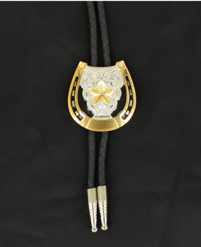 Double S Adult Bolo Horseshoe - Star