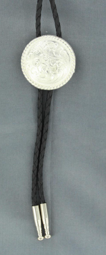 Double S Adult Western Bolo Floral Concho