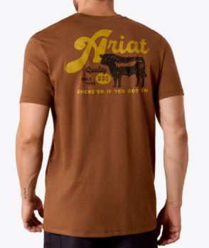 MNS Ariat BBQ Smoke Classic Fit T-Shirt