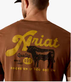 MNS Ariat BBQ Smoke Classic Fit T-Shirt