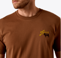 MNS Ariat BBQ Smoke Classic Fit T-Shirt