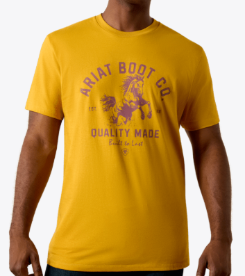 MNS Ariat College Bronc Classic Fit T-Shirt