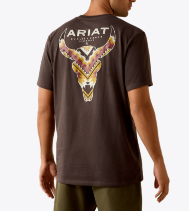 MNS Ariat Southwest Longest Horn Classic Fit T-Shirt