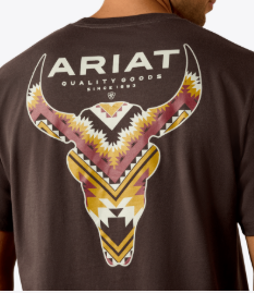 MNS Ariat Southwest Longest Horn Classic Fit T-Shirt