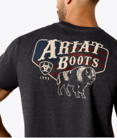 MNS Ariat American Bison Classic Fit T-Shirt
