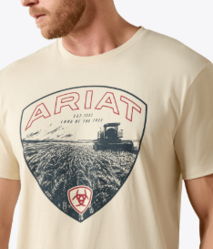 MNS Ariat Land of the Free Farm Shield Classic Fit T-Shirt