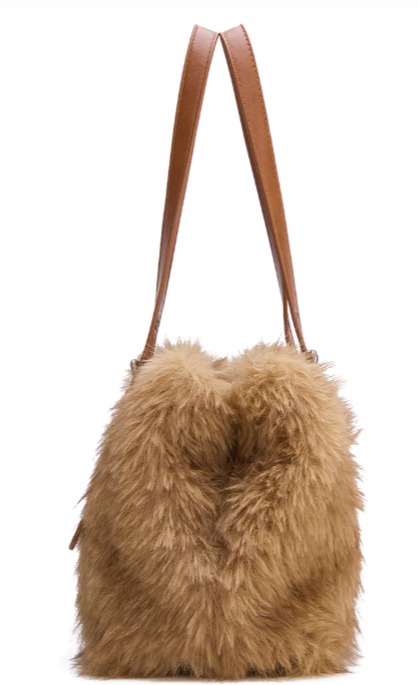 Montana West Plush Faux Fur Shoulder Bag/Crossbody Bag