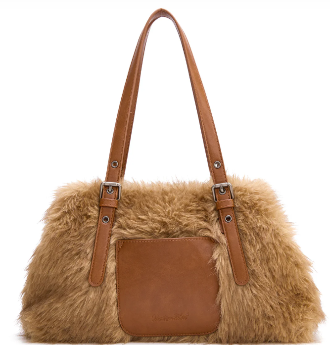 Montana West Plush Faux Fur Shoulder Bag/Crossbody Bag