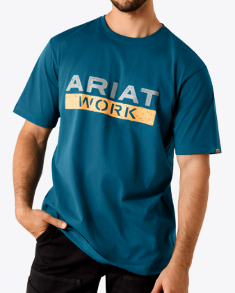 MNS Rebar Cotton Strong Logo T-Shirt