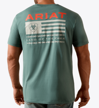 MNS Ariat Hidden Valley Flag Classic Fit T-Shirt