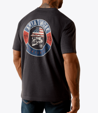 Ariat MNS Rebar Cotton Strong Skull T-Shirt