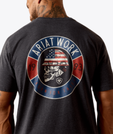 Ariat MNS Rebar Cotton Strong Skull T-Shirt