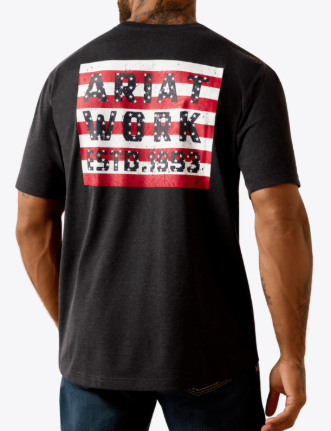 Ariat MNS Rebar Workman Brickyard T-Shirt