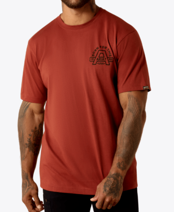 Ariat MNS Rebar Cotton Strong Hardhead T-Shirt