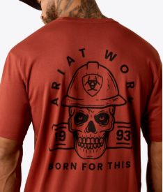 Ariat MNS Rebar Cotton Strong Hardhead T-Shirt