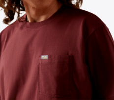 Ariat MNS Rebar Cotton Strong Standard Pocket T-Shirt