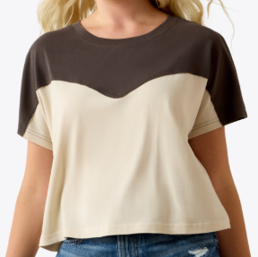 Ariat WMS Lucky Yoke Crop T-Shirt