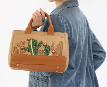 Montana West Cactus Embellished Crossbody Bag