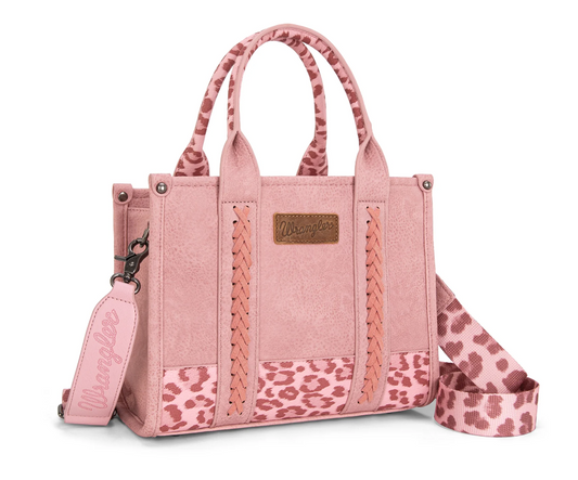 Wrangler Leopard Print Concealed Carry Tote/Crossbody
