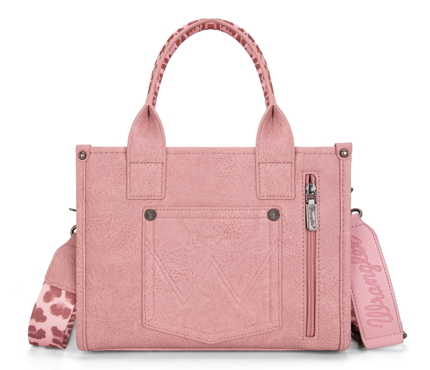 Wrangler Leopard Print Concealed Carry Tote/Crossbody