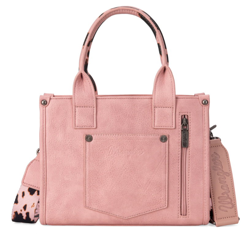 Wrangler Cow Print Concealed Carry Tote/Crossbody