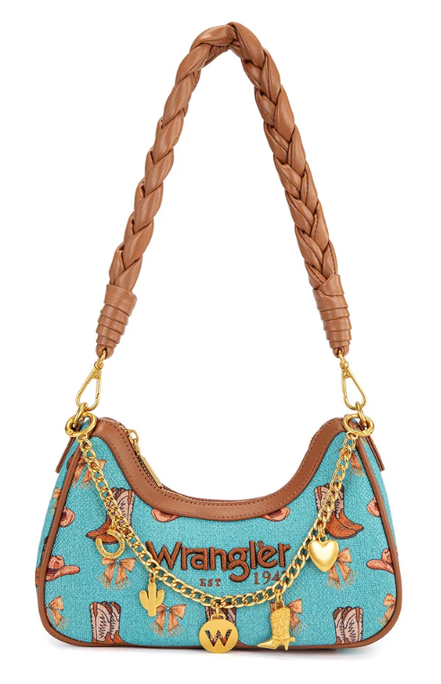 Wrangler Western Cowgirl Print Shoulder Bag