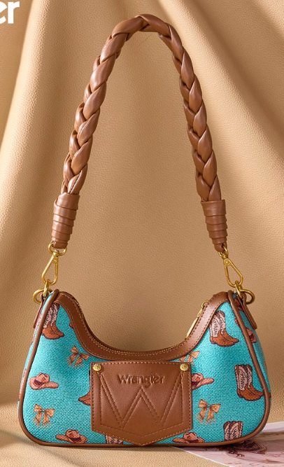 Wrangler Western Cowgirl Print Shoulder Bag