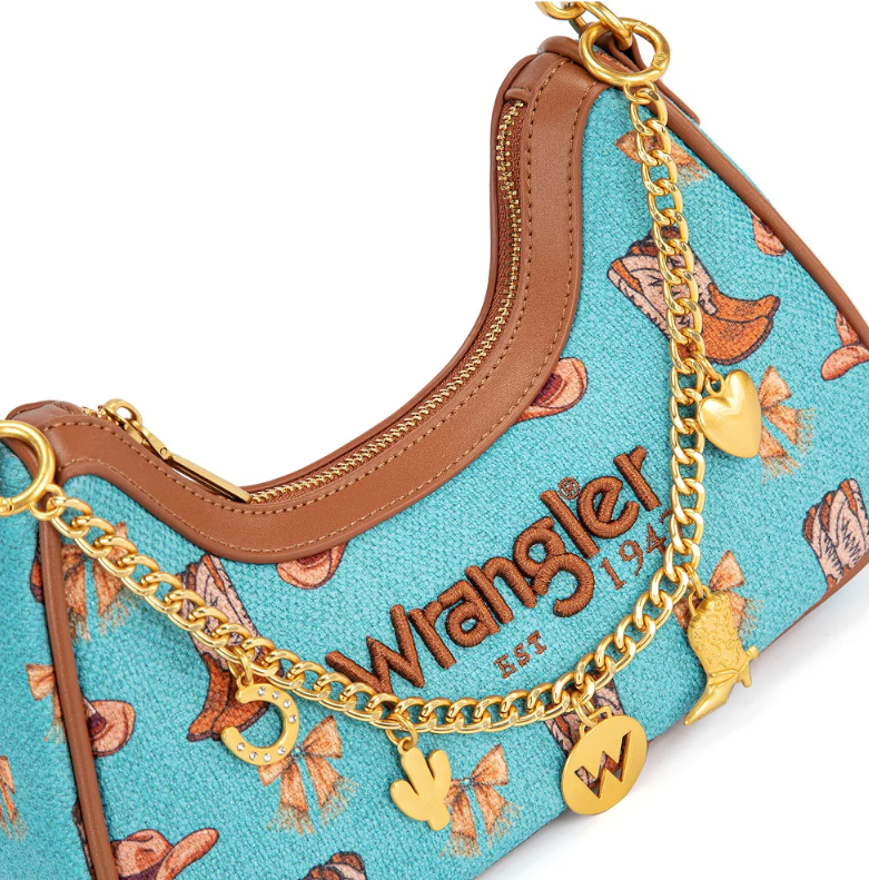 Wrangler Western Cowgirl Print Shoulder Bag