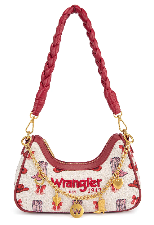 Wrangler Western Cowgirl Print Shoulder Bag