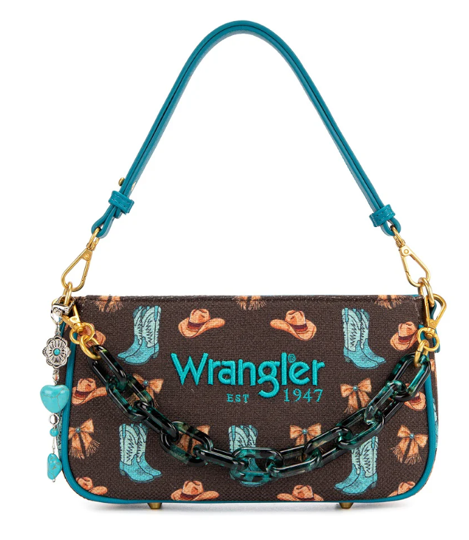 Wrangler Western Print Cowgirl Shoulder Bag