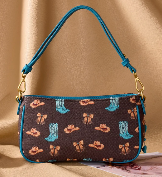 Wrangler Western Print Cowgirl Shoulder Bag