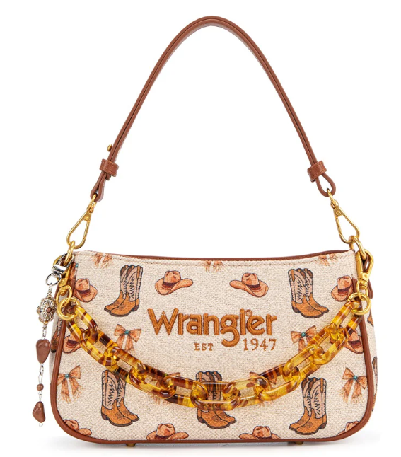 Wrangler Western Print Cowgirl Shoulder Bag