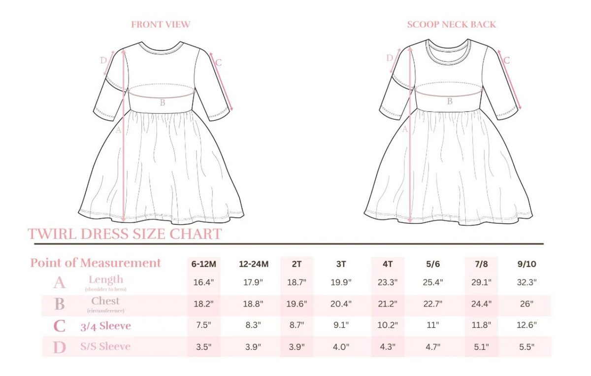 Mila & Rose S/S Pocket Twirl  Girl Dress