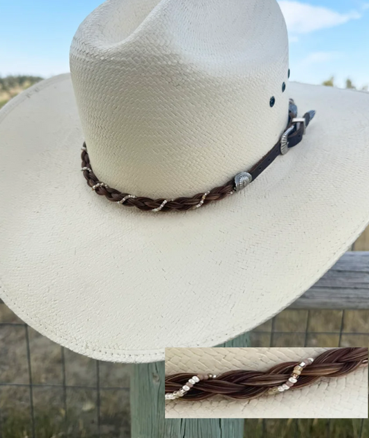 Cowboy Collectibles The Ranchers Daughter Horsehair Hatband