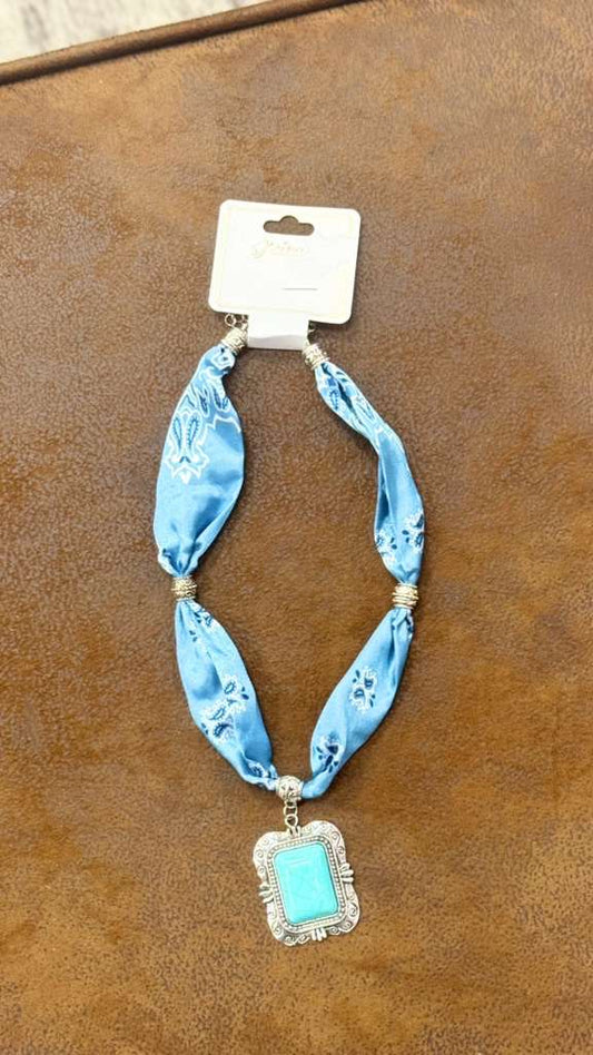 Scarf Charm Necklace